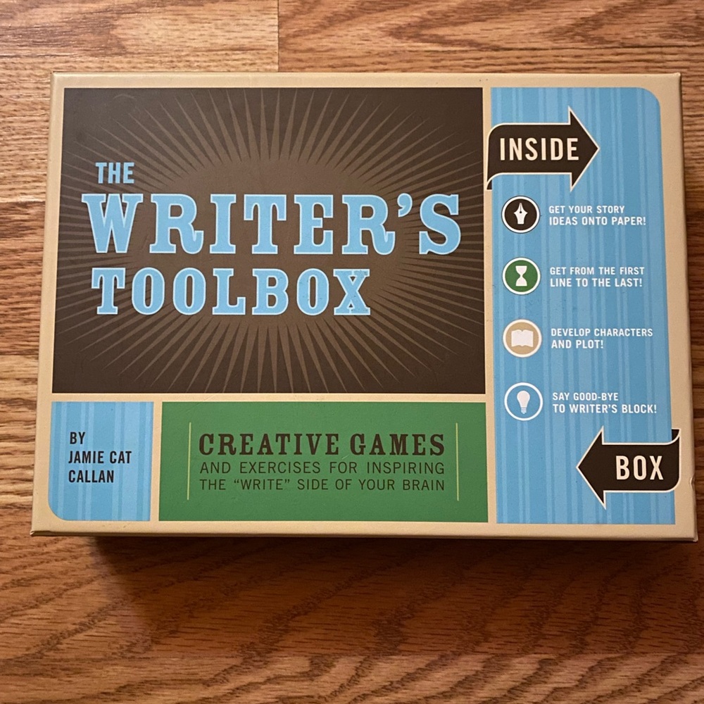 The Writer's Toolbox Creative Games Box - Blue & Green